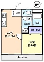 三協コーポ  ｜ 千葉県習志野市藤崎2丁目（賃貸マンション1LDK・2階・31.45㎡） その2