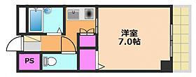 大阪府高槻市奈佐原2丁目（賃貸マンション1K・6階・22.09㎡） その2