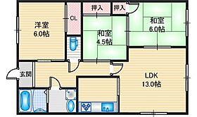 大阪府茨木市横江1丁目（賃貸マンション3LDK・3階・65.00㎡） その2