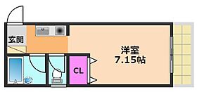 ミヤノハイツ  ｜ 大阪府高槻市南平台4丁目（賃貸マンション1R・2階・21.76㎡） その2