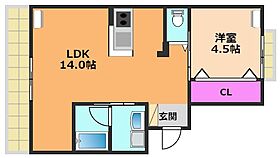 大阪府高槻市富田町5丁目（賃貸マンション1LDK・3階・41.38㎡） その2