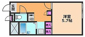 大阪府高槻市安満西の町（賃貸マンション1K・2階・20.28㎡） その2