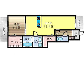 大阪府高槻市浦堂本町（賃貸アパート1LDK・1階・48.66㎡） その2