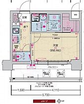 京都府京都市南区東九条宇賀辺町35番1号（賃貸マンション1K・6階・23.94㎡） その2