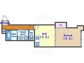 京都府京都市右京区鳴滝音戸山町（賃貸マンション1DK・3階・40.11㎡） その2