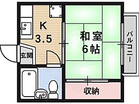 京都府京都市右京区太秦桂ケ原町（賃貸アパート1K・2階・20.25㎡） その2