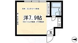 エイコンズハウス 1Kの間取図画像