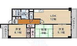 コト北小路 3LDKの間取図画像