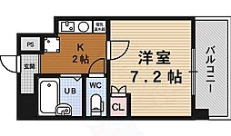 セント綾大宮 1Kの間取図画像