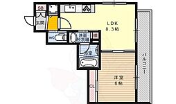 モナド 1LDKの間取図画像