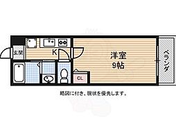 AYメゾン中立売 1Kの間取図画像
