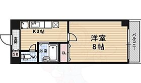 らくさいめぞん2  ｜ 京都府京都市中京区壬生賀陽御所町（賃貸マンション1K・4階・25.76㎡） その2