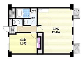 サンフローラ三条大宮  ｜ 京都府京都市中京区姉大宮町東側（賃貸マンション1LDK・4階・46.03㎡） その2