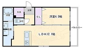 カーサ・フェリーチェ北山  ｜ 京都府京都市北区上賀茂豊田町（賃貸マンション1LDK・2階・41.00㎡） その2