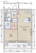 ベラジオレガシー京都河原町2  ｜ 京都府京都市下京区下鱗形町（賃貸マンション1LDK・4階・40.71㎡） その2