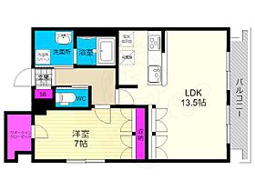 Ｓ-ＦＯＲＴ二条城前  ｜ 京都府京都市中京区樽屋町（賃貸マンション1LDK・13階・53.85㎡） その2