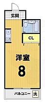 シャンブルN  ｜ 京都府京都市右京区西京極南大入町（賃貸マンション1R・1階・21.60㎡） その2