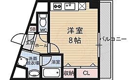 京都紙屋川M  ｜ 京都府京都市北区平野鳥居前町（賃貸マンション1R・2階・24.66㎡） その2