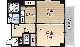 エスポワール柳馬場  ｜ 京都府京都市中京区等持寺町（賃貸マンション2K・3階・38.50㎡） その2