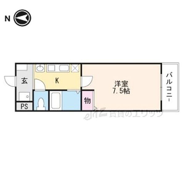 グランベールアイ大手町 ｜大阪府茨木市大手町(賃貸マンション1K・2階・22.26㎡)の写真 その2