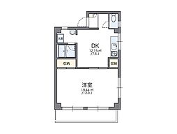 レオパレス康徳ハイツ 11DKの間取図画像