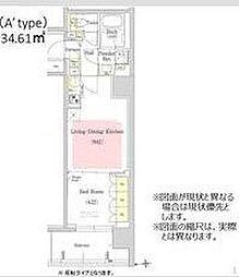 Urbanex江坂広芝 1LDKの間取図画像