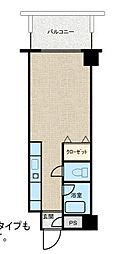 ミールズ江坂 1Kの間取図画像