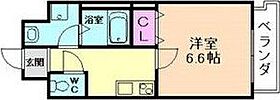 千葉・岸辺  ｜ 大阪府吹田市岸部南１丁目341-3（賃貸マンション1K・2階・26.72㎡） その2