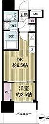 セレニテ中崎町リアン 1DKの間取図画像