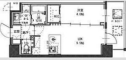 S-RESIDENCE江坂focal 1LDKの間取図画像