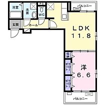 グランデ大池 203 ｜ 大阪府茨木市大池１丁目4-8（賃貸アパート1LDK・2階・41.97㎡） その2