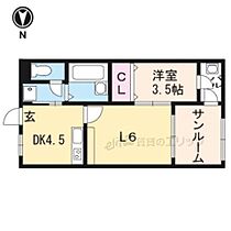 Ｆｌｏｒａ　Ｓ．Ｅ.12ｔｈ 310 ｜ 大阪府高槻市東五百住町１丁目34-7（賃貸マンション1LDK・3階・32.76㎡） その2