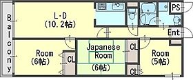 レスカーラ緑地公園 103 ｜ 大阪府吹田市春日３丁目16-8（賃貸マンション3LDK・1階・67.72㎡） その2