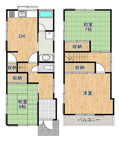 間取りを拡大表示