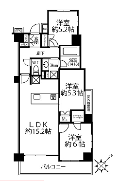 間取りを拡大表示