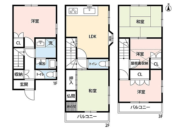 間取りを拡大表示