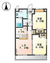 福岡県うきは市浮羽町高見（賃貸アパート2LDK・2階・51.66㎡） その2