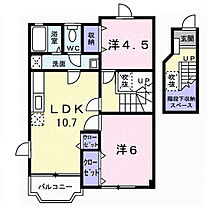 モント・ディダンスIIＢ 203 ｜ 佐賀県鳥栖市弥生が丘4丁目367（賃貸アパート2LDK・2階・58.53㎡） その2