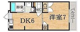 サントピア  ｜ 奈良県橿原市内膳町４丁目（賃貸マンション1DK・3階・24.00㎡） その2