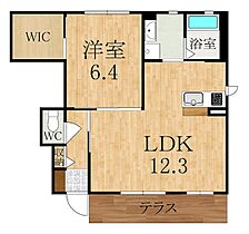 アガーペ八木B棟  ｜ 奈良県橿原市北八木町２丁目（賃貸アパート1LDK・1階・45.13㎡） その2