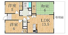 奈良県橿原市新賀町（賃貸マンション3LDK・1階・67.22㎡） その2