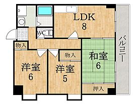 フォレスト神宮前  ｜ 奈良県橿原市久米町（賃貸マンション3LDK・3階・63.00㎡） その2