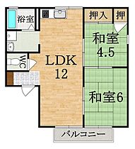 奈良県橿原市葛本町（賃貸アパート2LDK・1階・47.00㎡） その2