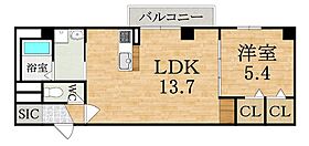 ARCENCIELCOURT橿原神宮前  ｜ 奈良県橿原市見瀬町（賃貸マンション1LDK・2階・45.59㎡） その2