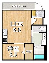 WEST　SAWA  ｜ 奈良県橿原市新口町（賃貸アパート1LDK・1階・33.02㎡） その2