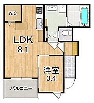 ル・シエル  ｜ 奈良県橿原市新口町（賃貸アパート1LDK・1階・36.41㎡） その2