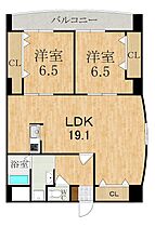 レモンシャトー  ｜ 奈良県橿原市内膳町５丁目（賃貸マンション2LDK・5階・75.00㎡） その2