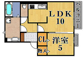 ディアコート（押熊町）  ｜ 奈良県奈良市押熊町（賃貸アパート1LDK・1階・40.43㎡） その2