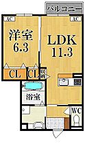 グランデ・フェリーチェ　R棟  ｜ 奈良県奈良市六条２丁目（賃貸アパート1LDK・1階・43.93㎡） その2