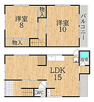 奈良市三碓1丁目戸建  ｜ 奈良県奈良市三碓１丁目（賃貸一戸建2LDK・--・76.42㎡） その2